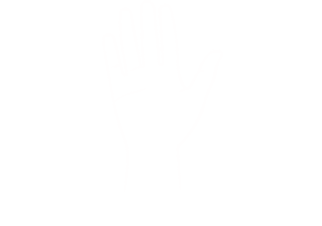 Coloque a mão na câmera
